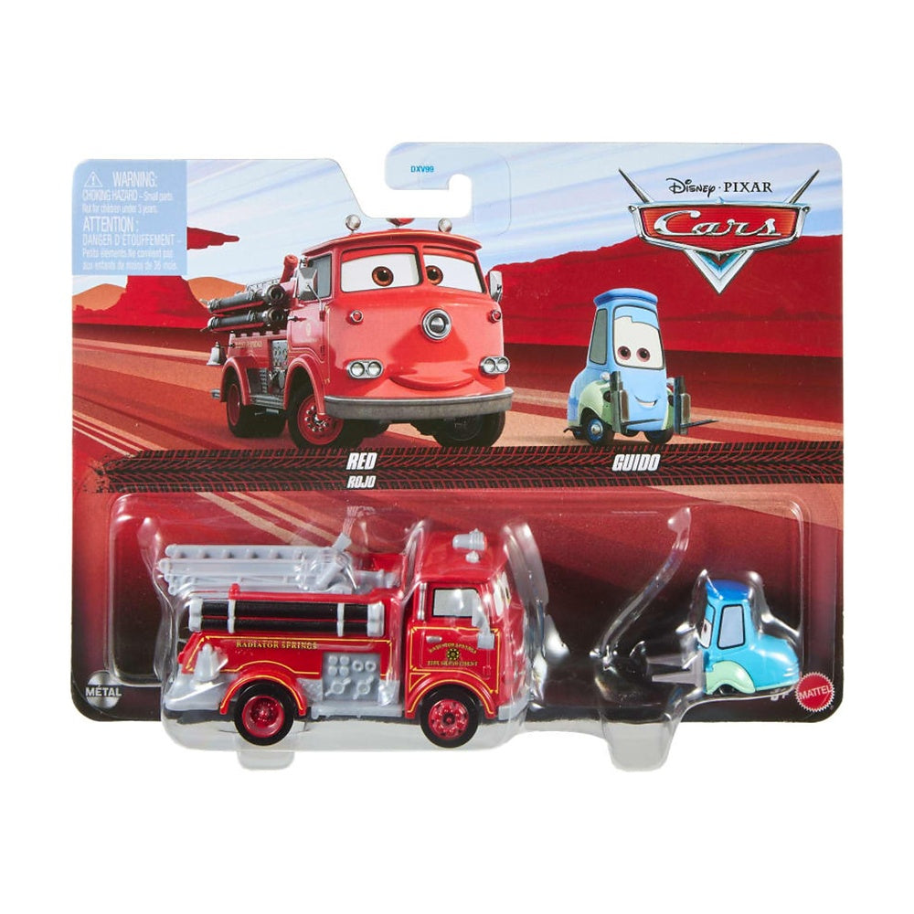 Pack De Autos Cars 3 - Rojo- Guido
