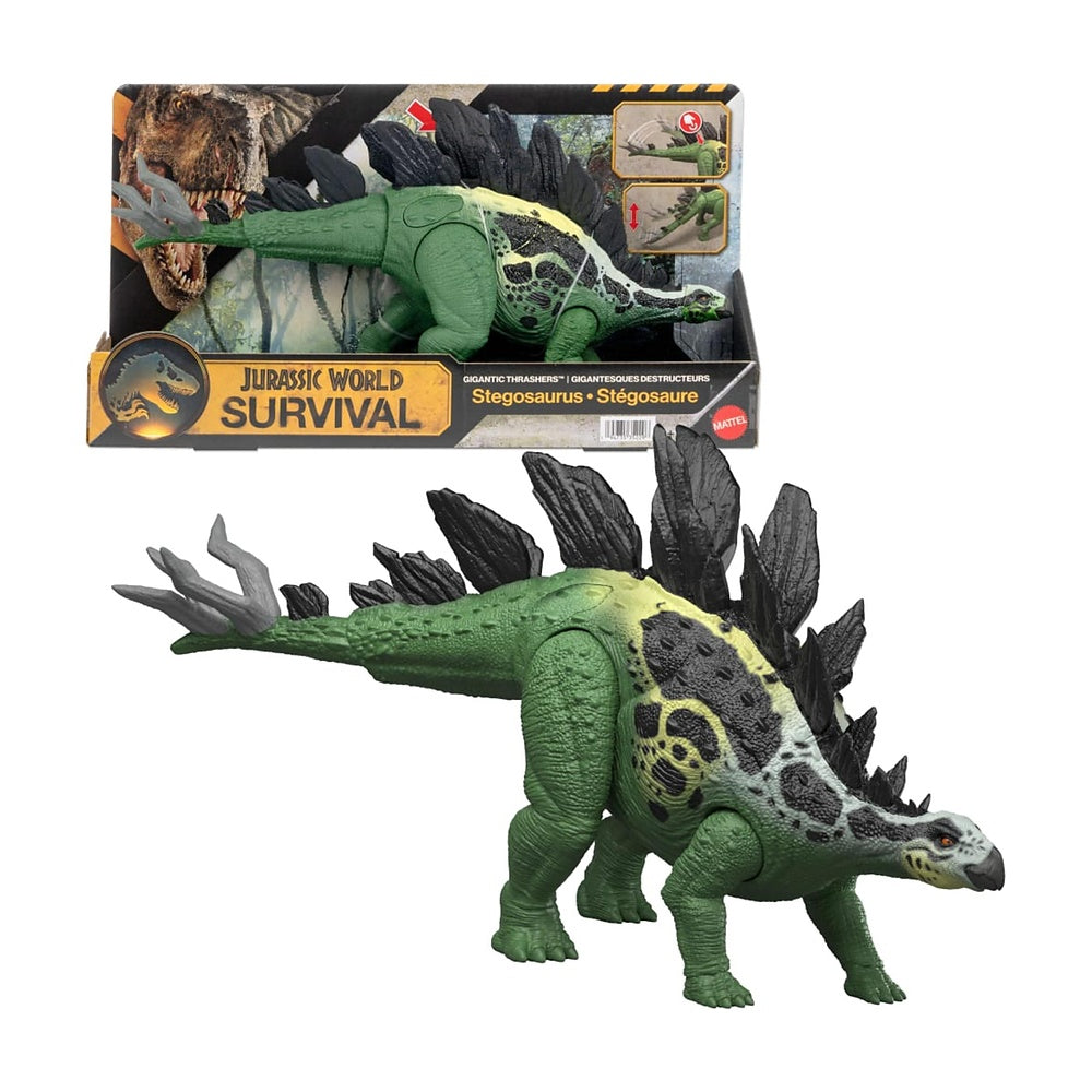 Jurassic World Dinosaurio Rebirth Rastreadores Gigantes - Stegosaurus