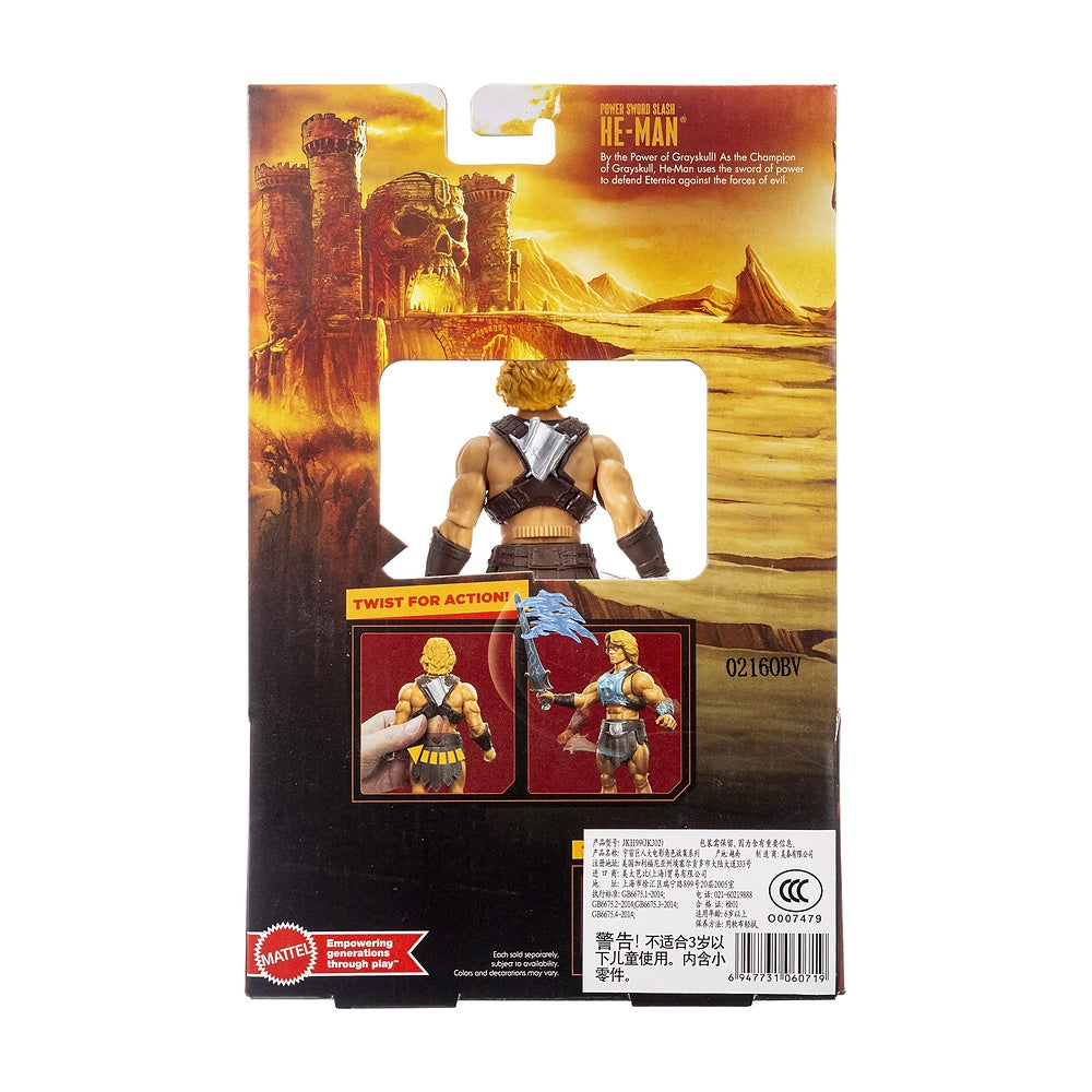 Masters Of The Universe He-man Figura De Acción Con Movimiento De 5.5 Pulgadas - He-man
