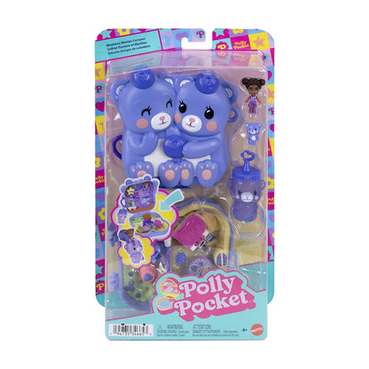 Polly Pocket Set De Juego Mundo De Compactos De Polly - Blueberry Besties