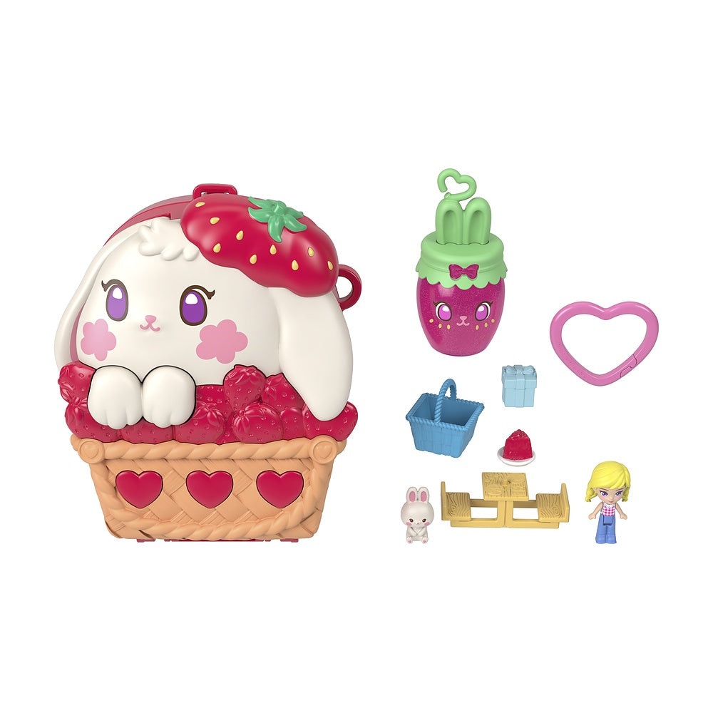 Polly Pocket Set De Juego Mundo De Compactos De Polly - Picnic Bunny