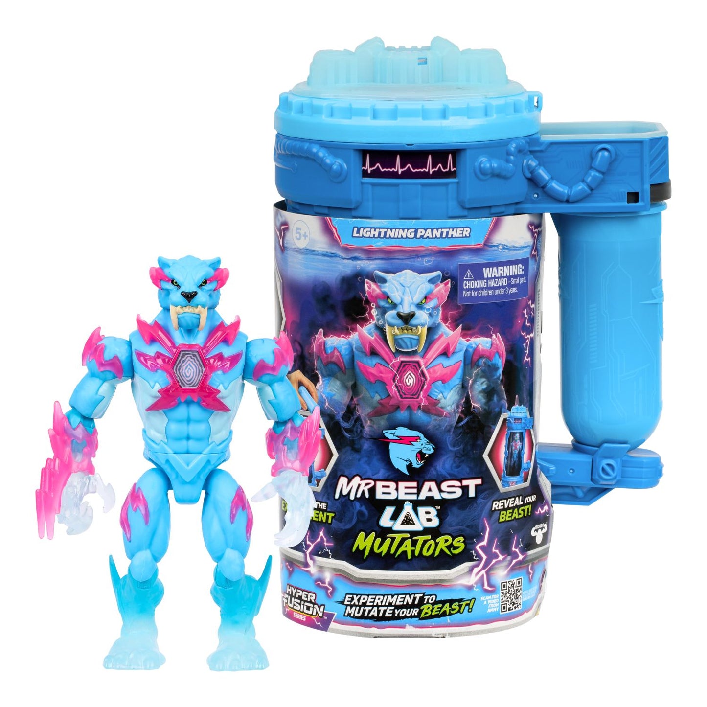 Mr Beast Lab Mutators S2 Figura Mutante Camara - Lightning Panther