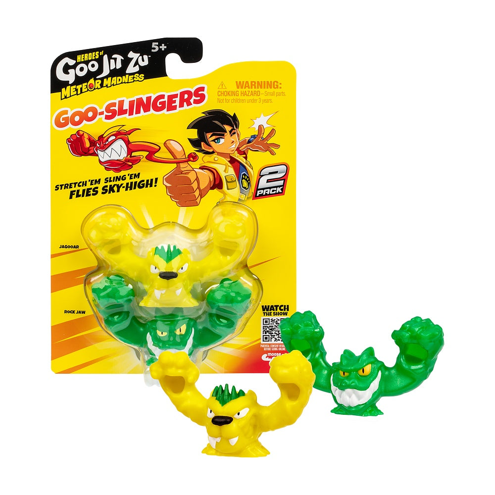 Goo Jit Zu Meteor Madness Goo Slingersjagooar - Rock Jaw