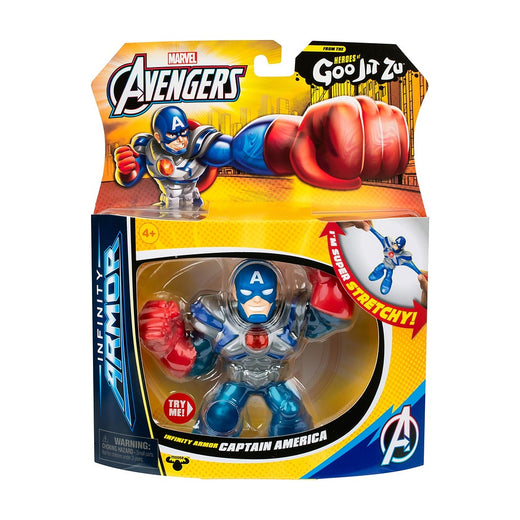 Goo Jit Zu Marvel Armadura Infinity - Captain America