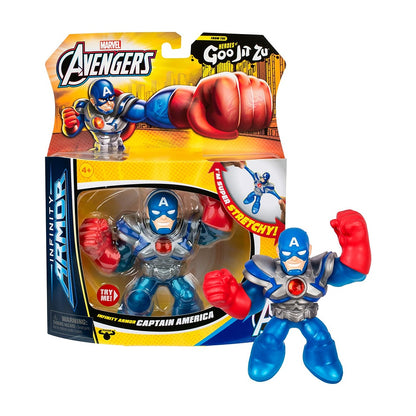 Goo Jit Zu Marvel Armadura Infinity - Captain America