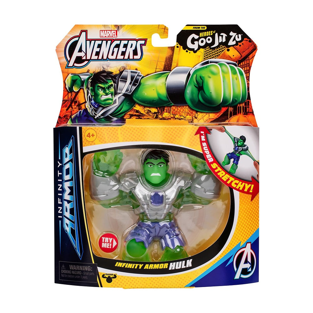 Goo Jit Zu Marvel Armadura Infinity - Hulk