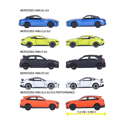 Set 5 Vehiculos Mercedes Amg Majorette