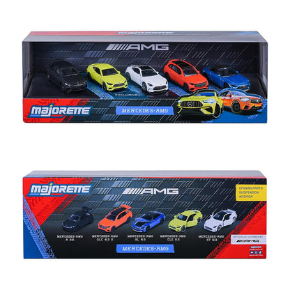 Set 5 Vehiculos Mercedes Amg Majorette