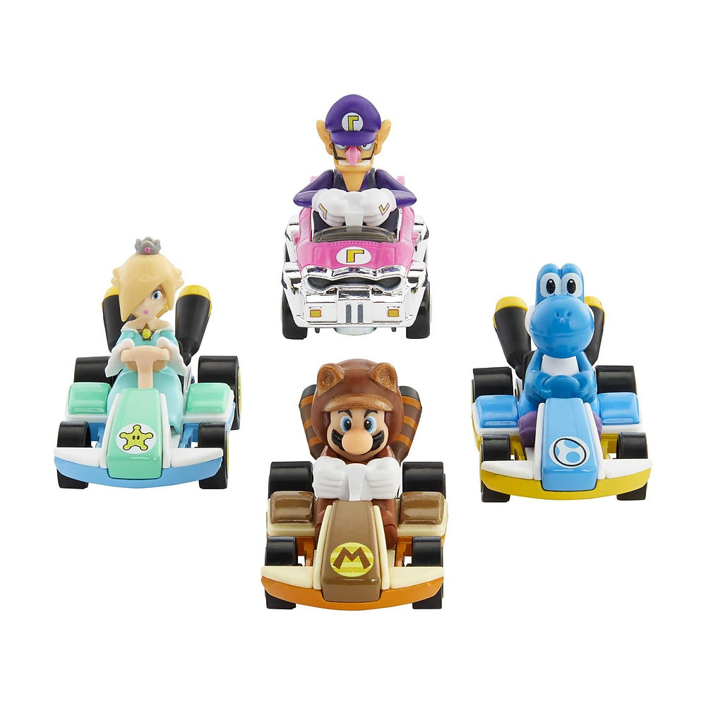 Hot Wheels Mario Kart Personajes Escala 1:64 - Light-blue Yoshi