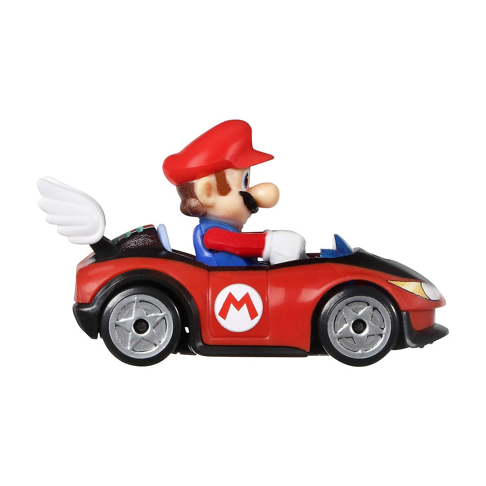 Hot Wheels Mario Kart Personajes Escala 1:64 - Mario Alas