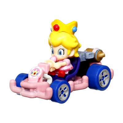 Hot Wheels Mario Kart Personajes Escala 1:64 - Baby Peach