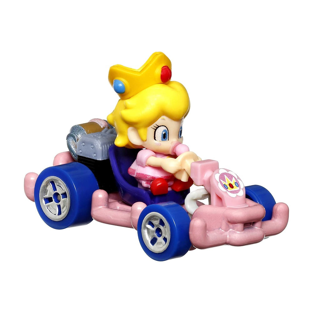 Hot Wheels Mario Kart Personajes Escala 1:64 - Baby Peach