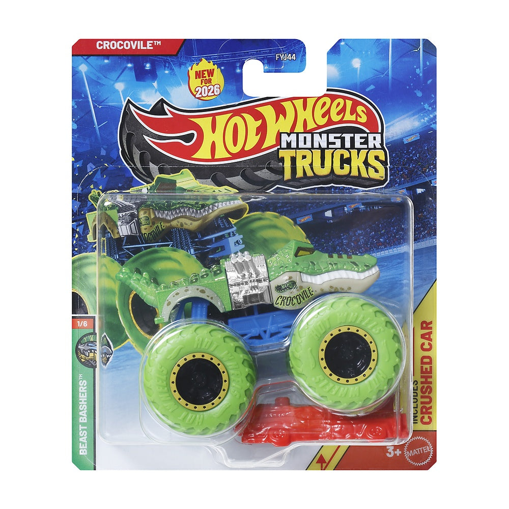 Hot Wheels Monster Truck Escala 1:64 - Crocovile