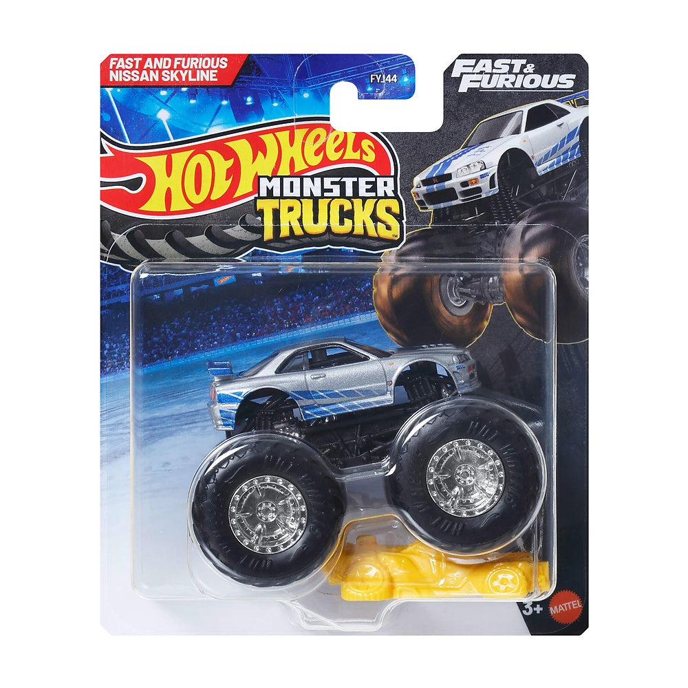 Hot Wheels Monster Truck Escala 1:64 - Ryf Nissan Skyline