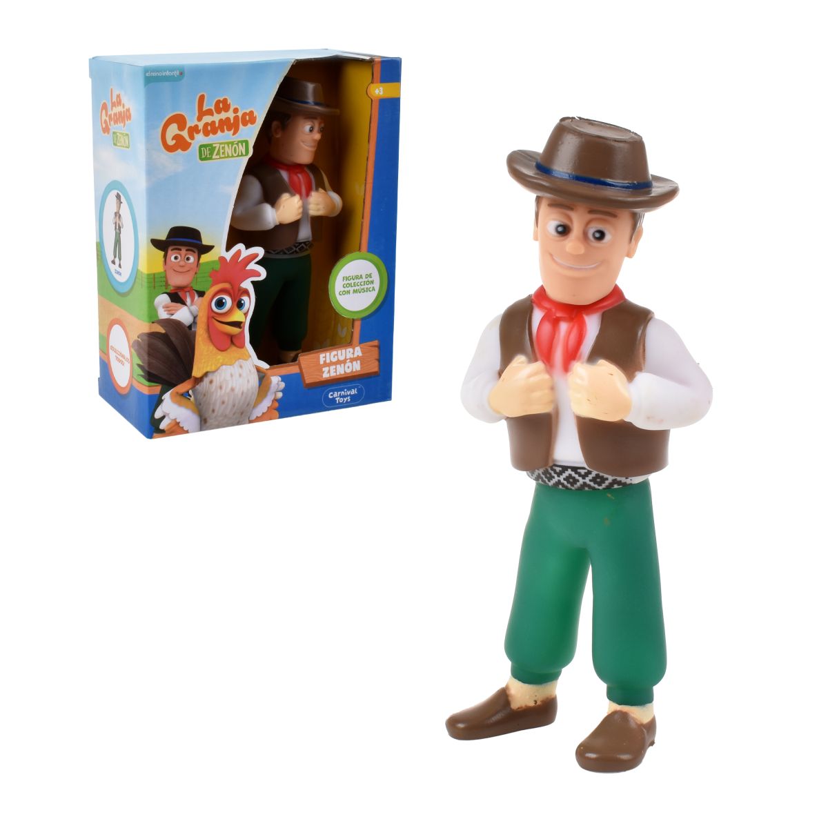 Figura Musical De 9 A 15 Cm La Granja De Zenon - Zenon