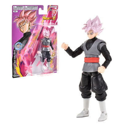 Figura 13 Cm. Articulada Dragon Ball De Bandai - Super Saiyan Rose Goku Black