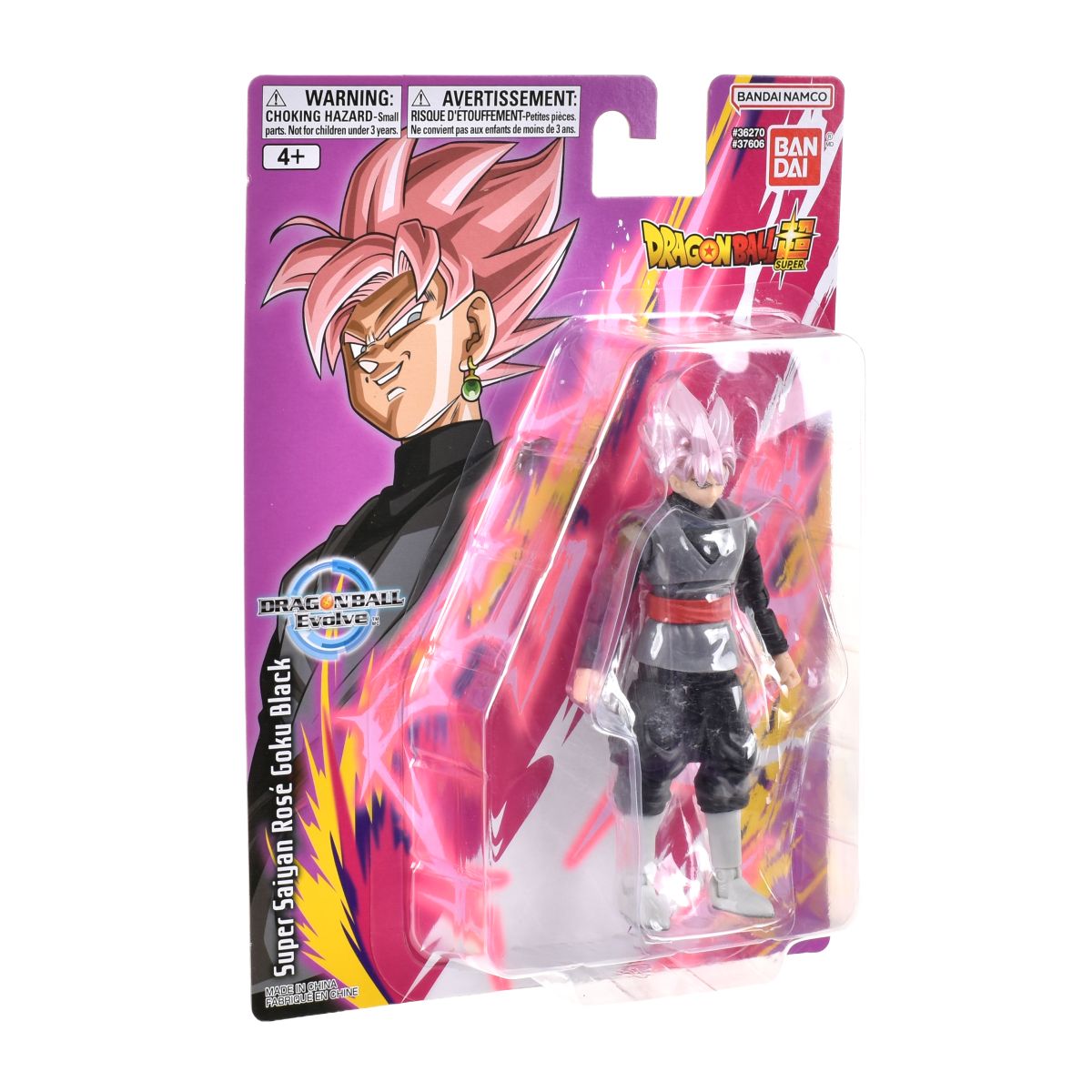 Figura 13 Cm. Articulada Dragon Ball De Bandai - Super Saiyan Rose Goku Black