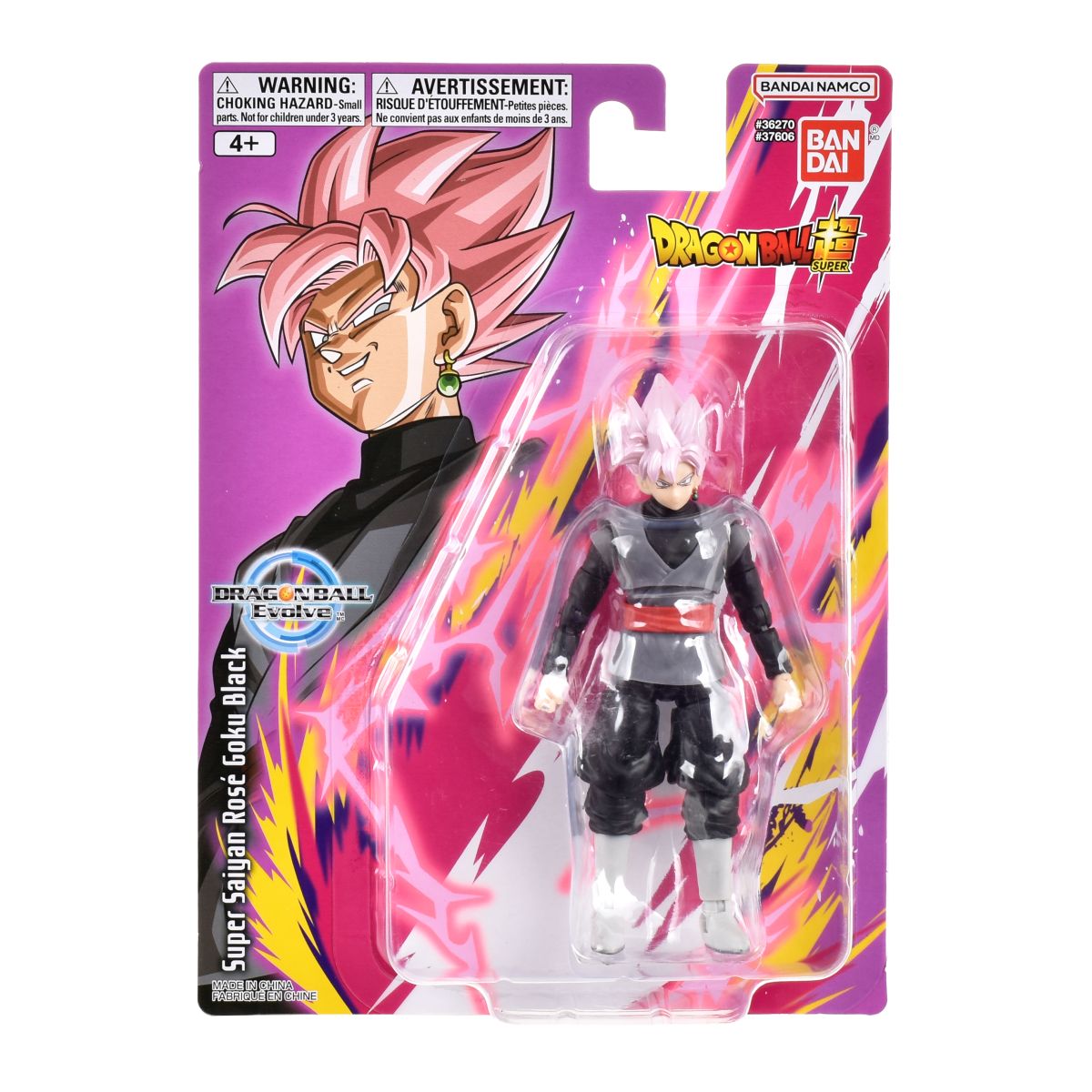 Figura 13 Cm. Articulada Dragon Ball De Bandai - Super Saiyan Rose Goku Black