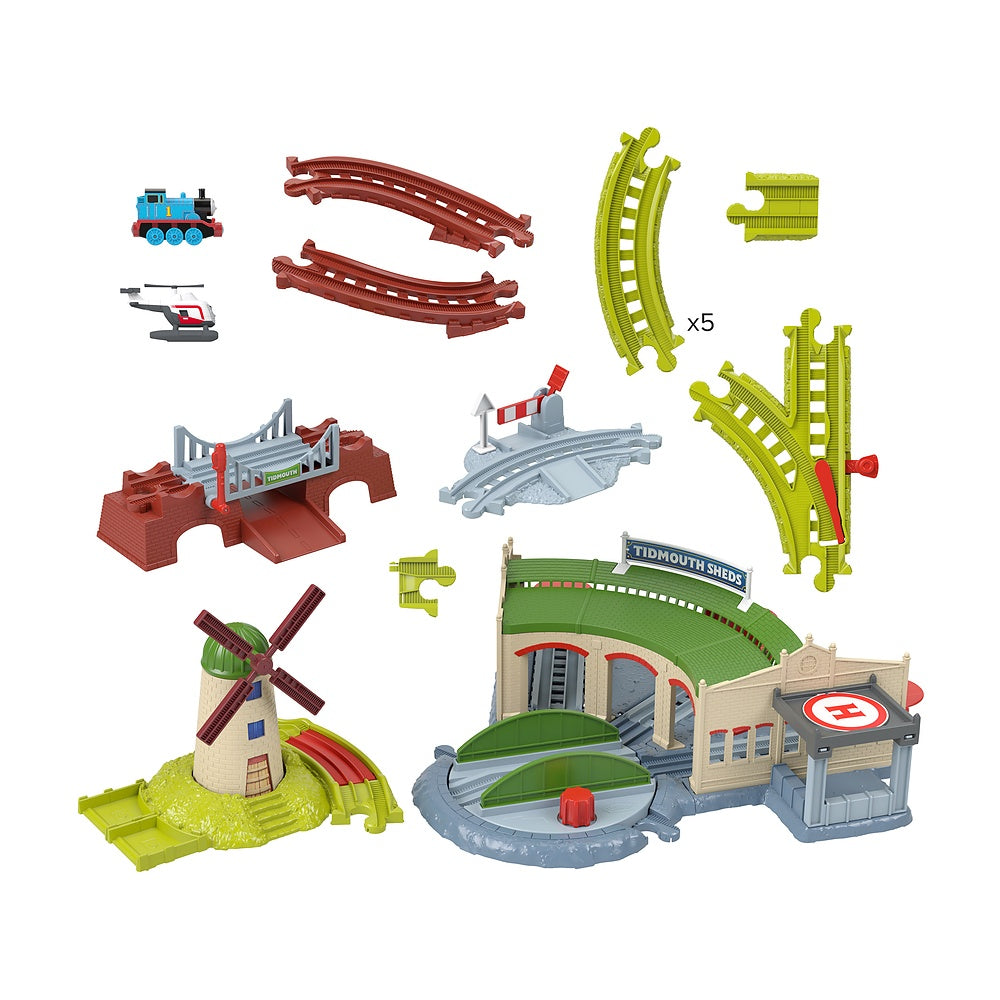 Thomas Tidmouth Cobertizos Set Pista Tren
