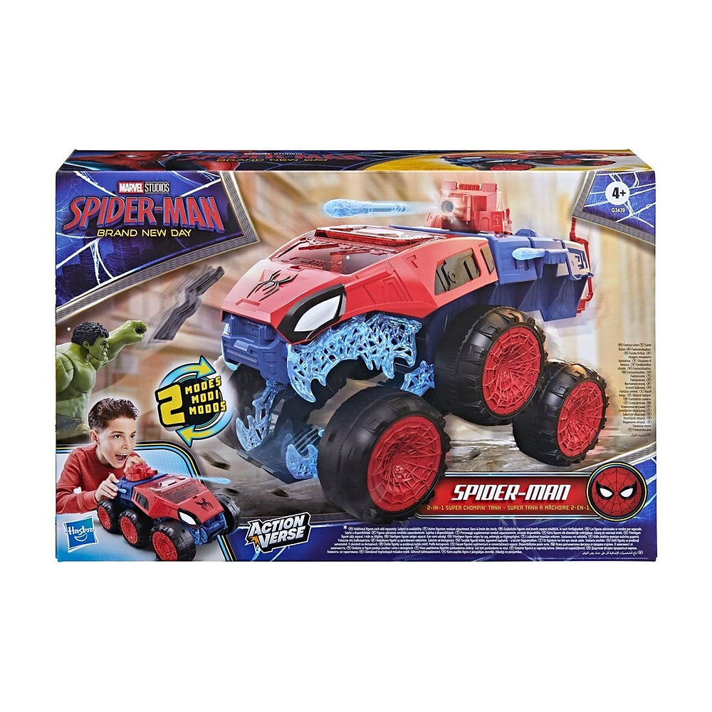 Spiderman Movie Supertanque Mordedor 2 En 1 Vehiculo