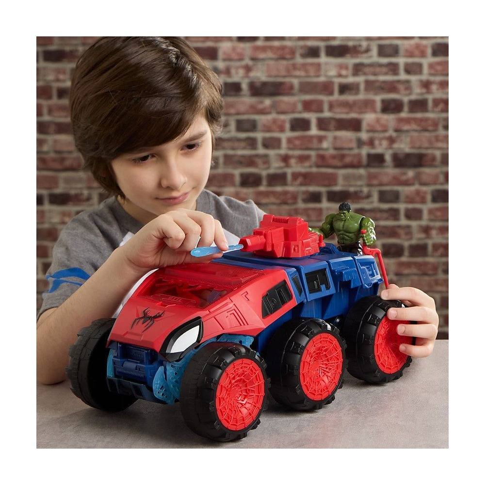 Spiderman Movie Supertanque Mordedor 2 En 1 Vehiculo
