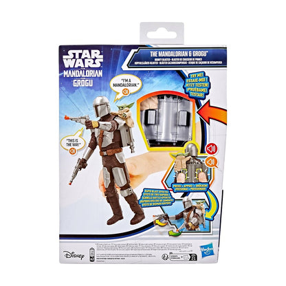 Star Wars Movie Figura Con Movimiento Mandalorian+grogu