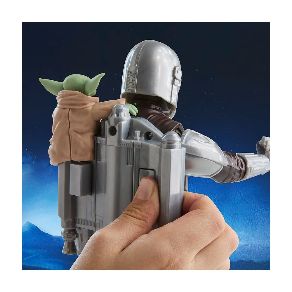 Star Wars Movie Figura Con Movimiento Mandalorian+grogu