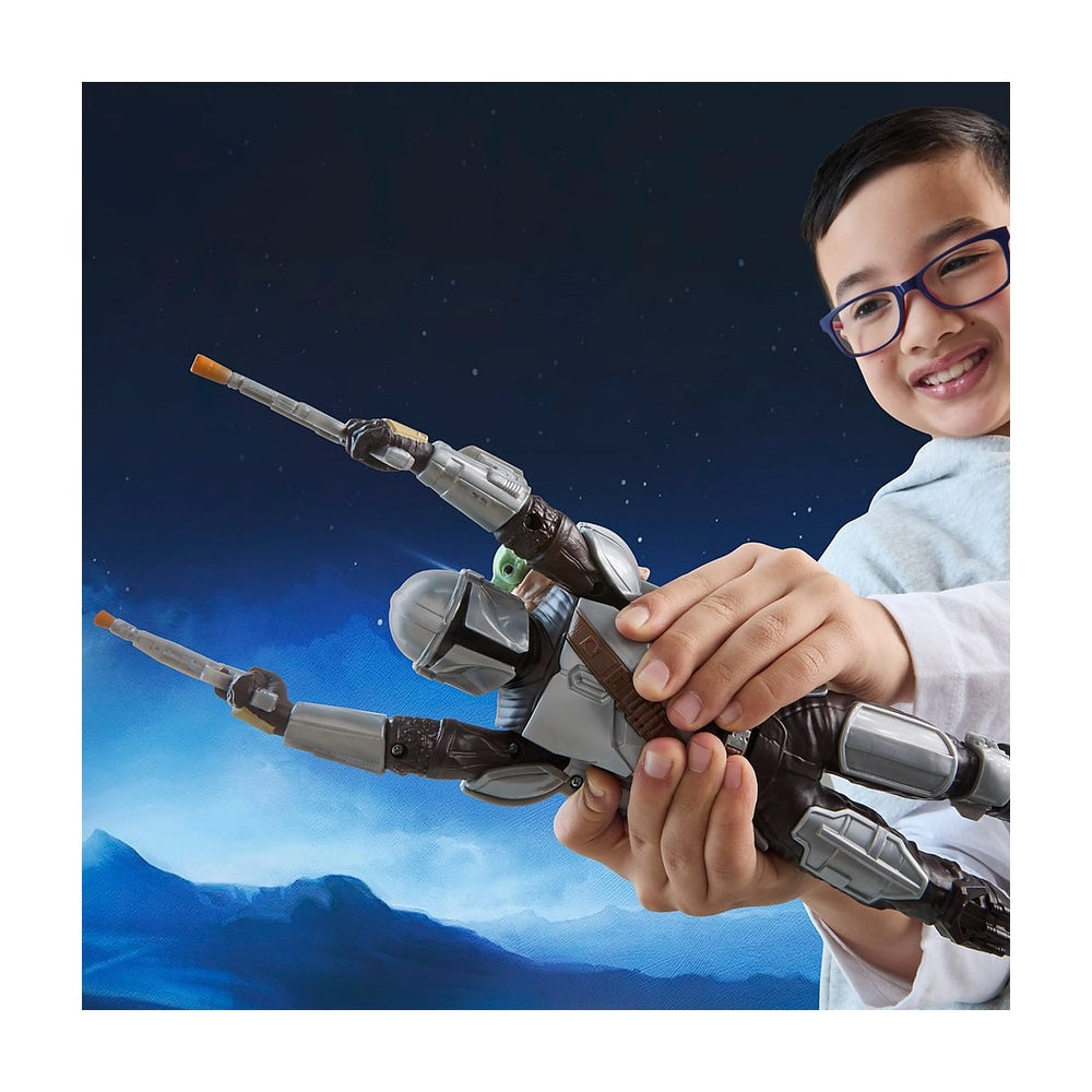 Star Wars Movie Figura Con Movimiento Mandalorian+grogu