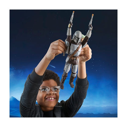 Star Wars Movie Figura Con Movimiento Mandalorian+grogu