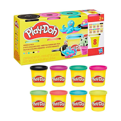 Play Doh Pack De 8 - Vibrant