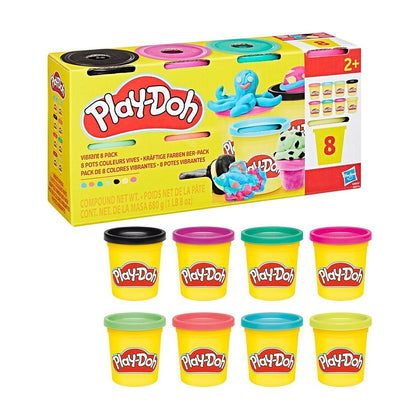 Play Doh Pack De 8 - Vibrant