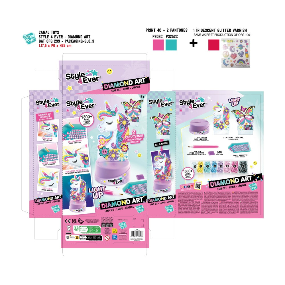 Canal Toys Diamond Art Lamp Set - foto 1