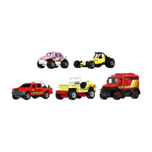 Pack De 5 Autos Matchbox - Mbx Ocean