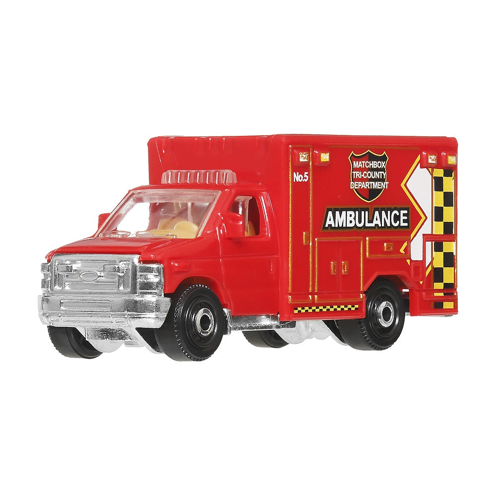 Pack De 5 Autos Matchbox - Rescue