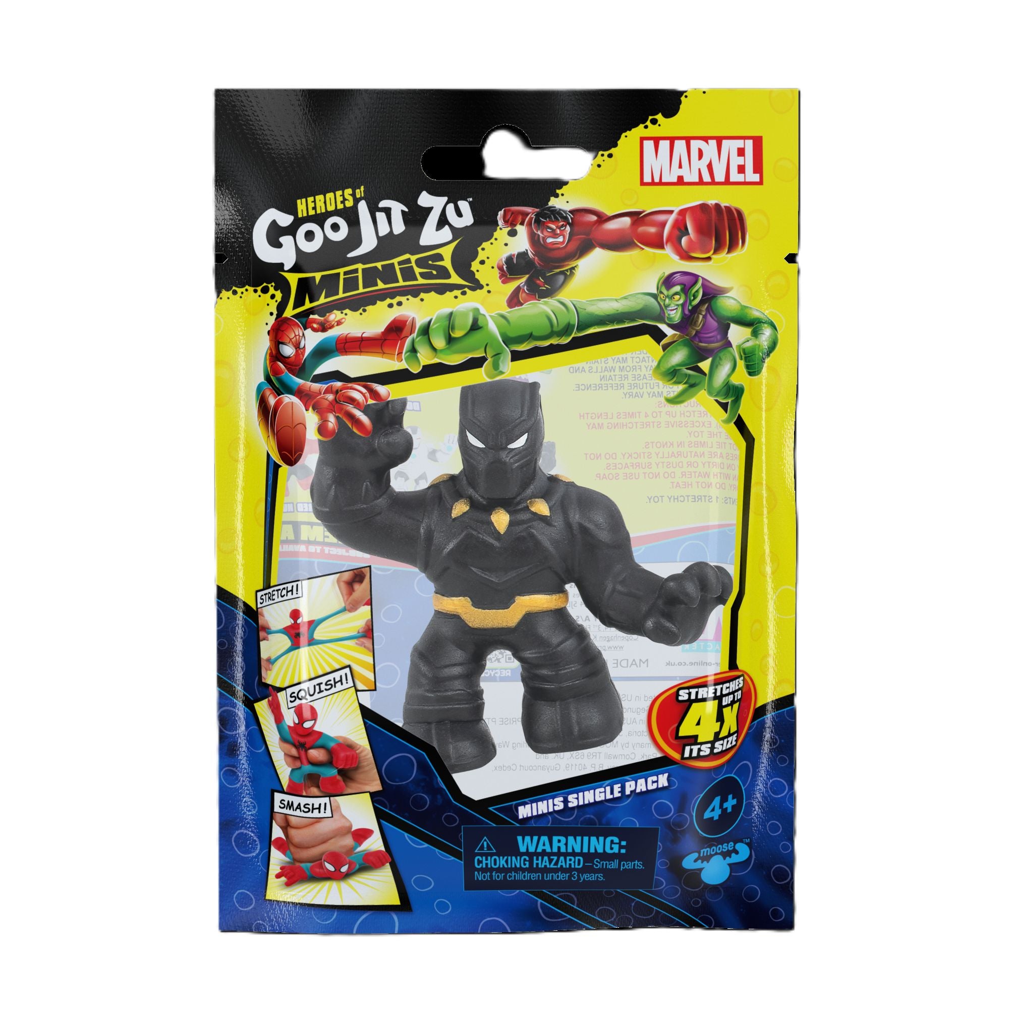 Heroe De Goo Jit Zu Marvel Minis Singles - Black Panther | Compra