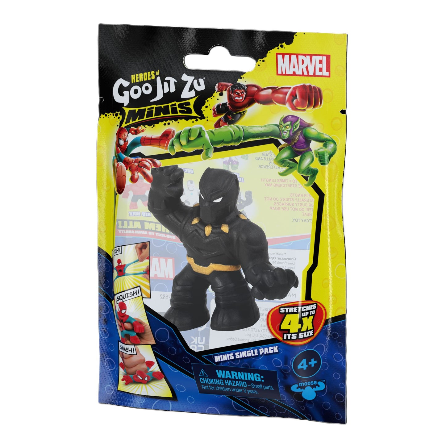 Heroe De Goo Jit Zu Marvel Minis Singles - Black Panther