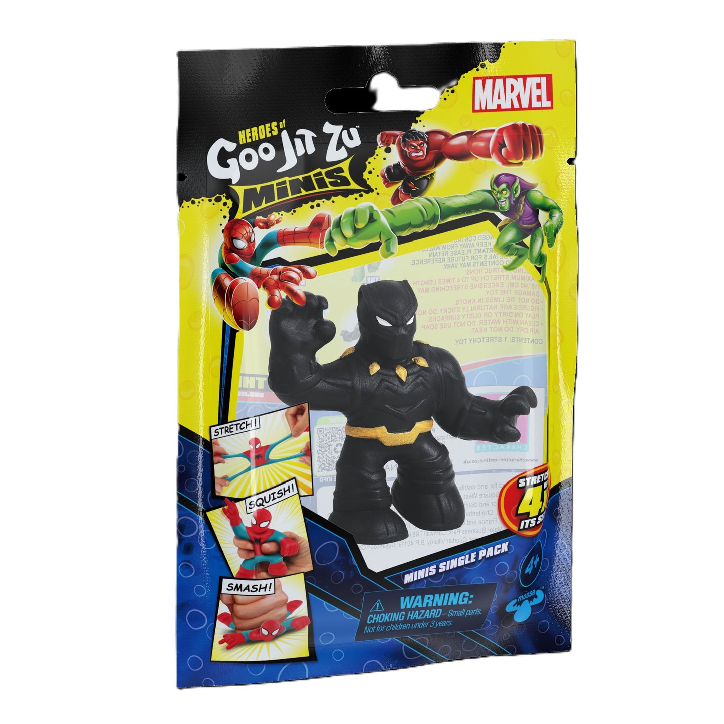 Heroe De Goo Jit Zu Marvel Minis Singles - Black Panther