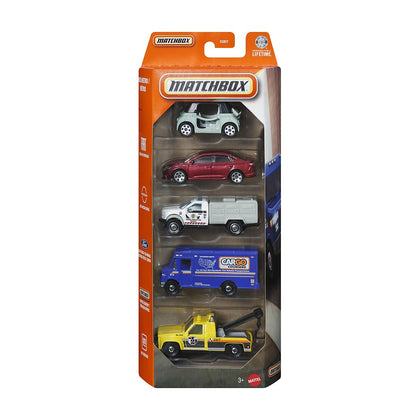 Pack De 5 Autos Matchbox - Mbx Metro