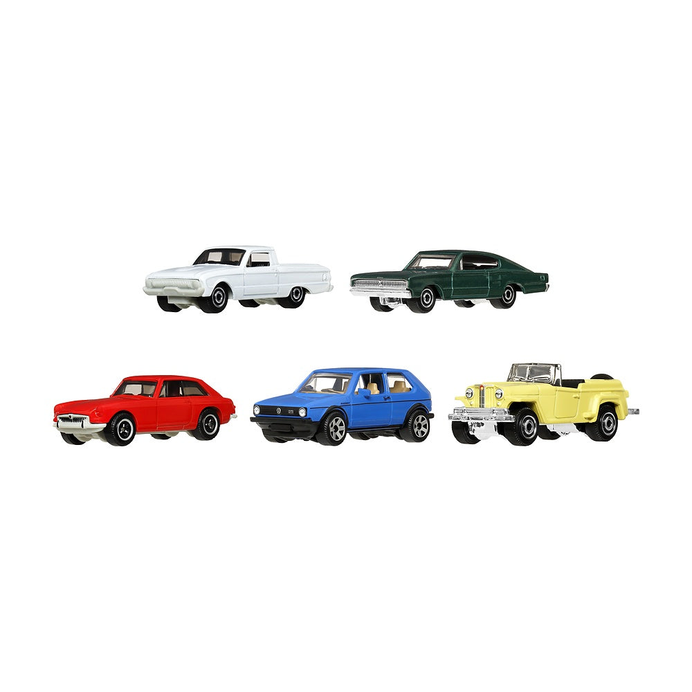 Pack De 5 Autos Matchbox - Classic Cruisers