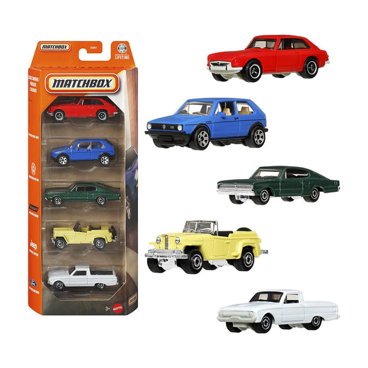 Pack De 5 Autos Matchbox - Classic Cruisers