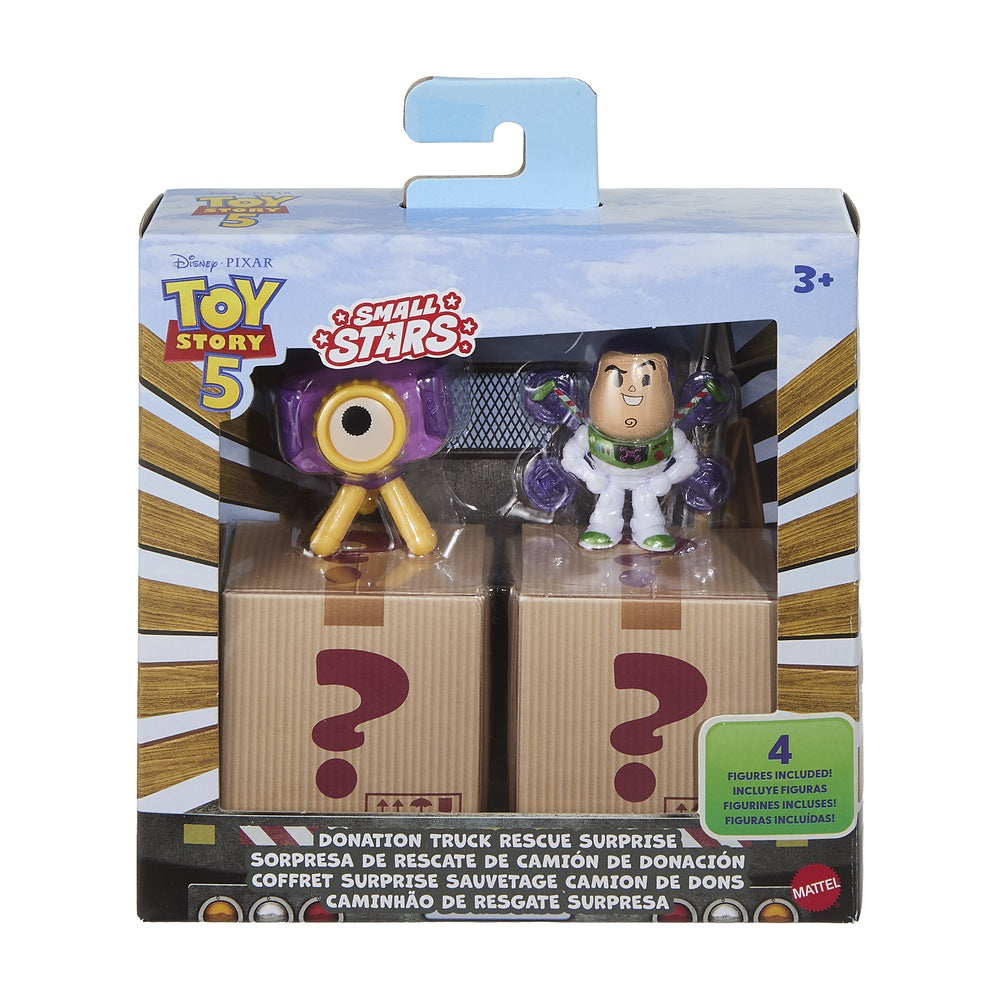 Pixar Figura Mini Collecionable Pequeñas Estrellas Pack De Rescate Espía - Sorpresa De Rescate De Camion