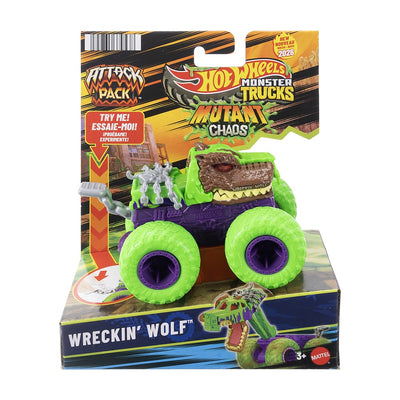 Hot Wheels Vehiculo De Juguete Attack Pack - Wreckin Wolf