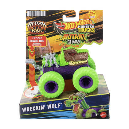 Hot Wheels Vehiculo De Juguete Attack Pack - Wreckin Wolf