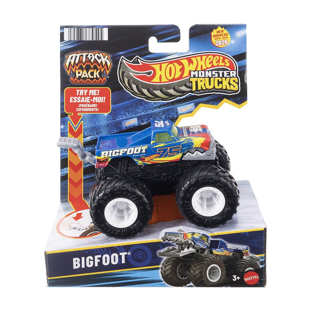 Hot Wheels Vehiculo De Juguete Attack Pack - Bigfoot
