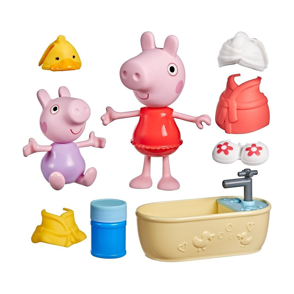 Peppa Pig Set De Juegos Estilos Divertidos - Baño De Burbujas De Peppa