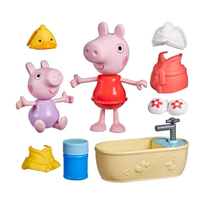 Peppa Pig Set De Juegos Estilos Divertidos - Baño De Burbujas De Peppa