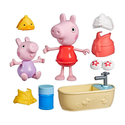 Peppa Pig Set De Juegos Estilos Divertidos - Baño De Burbujas De Peppa