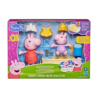 Peppa Pig Set De Juegos Estilos Divertidos - Baño De Burbujas De Peppa