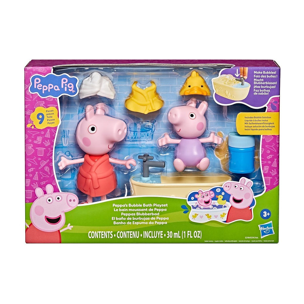 Peppa Pig Set De Juegos Estilos Divertidos - Baño De Burbujas De Peppa