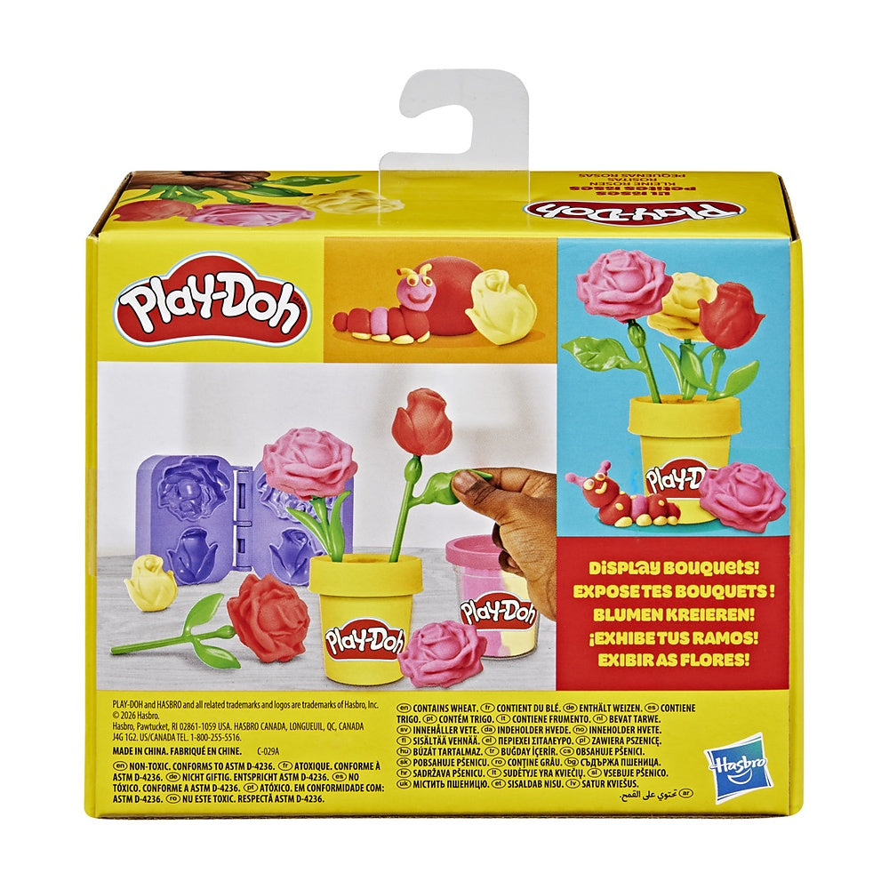 Play-doh Mini Pack De Flores - Pequeñas Rosas